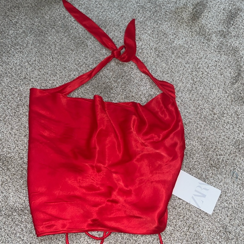 Red Zara Top